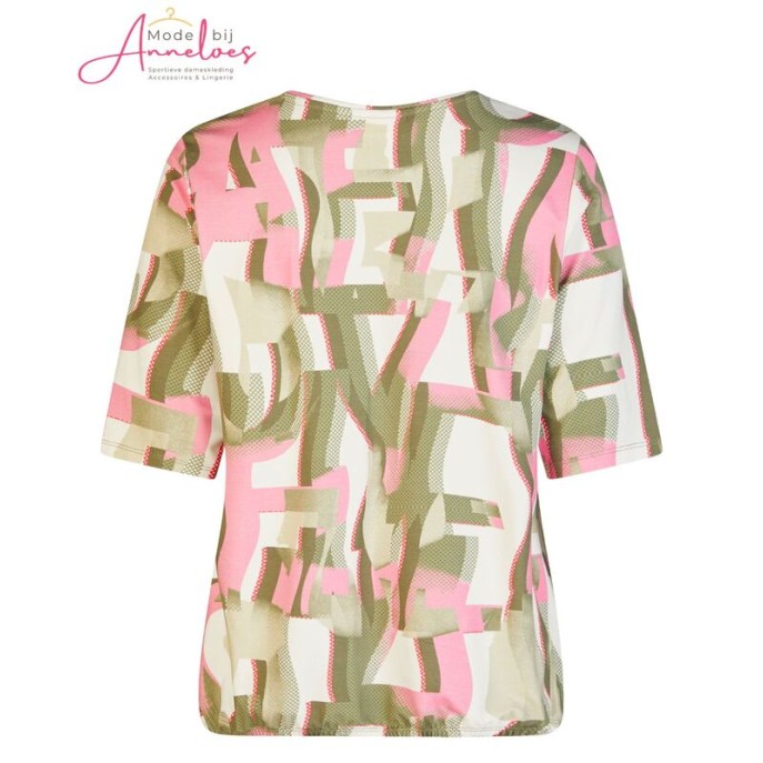 Barbara Lebek blouson shirt 6202 Army roze